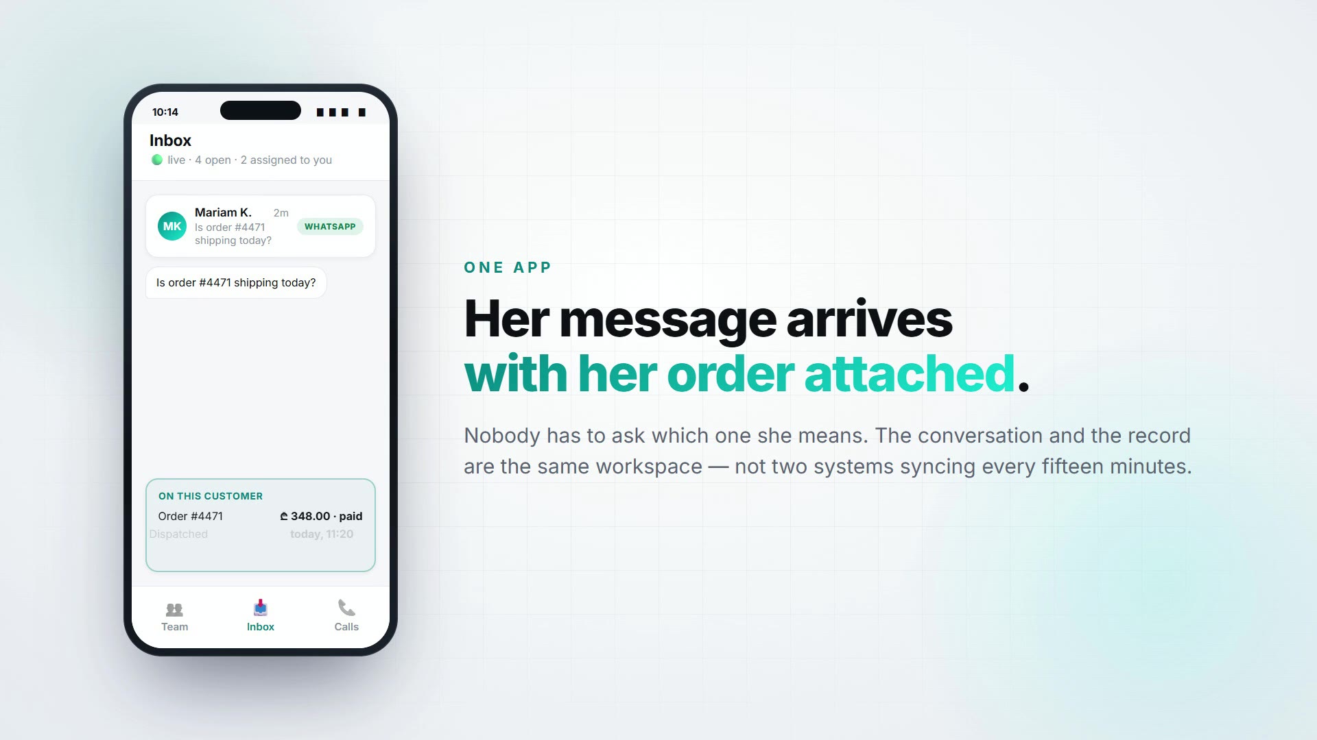 BackOffice Chat — video still